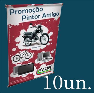 Banner 50x70 - Lona 340g  10un.